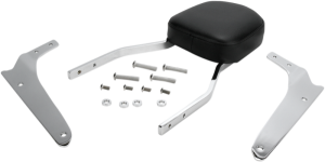 Square Sissy Bar Kit Chrome