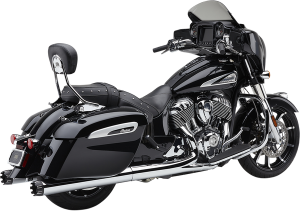 Dual Cut Slip-on Mufflers Chrome