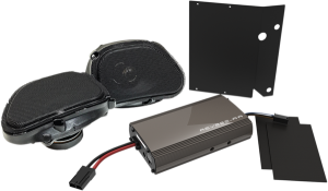 225-watt Amp/front Speaker Kit Black, Gray, 1, nordicamoto.ro