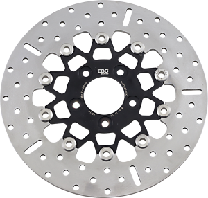 Custom Stainless Steel Rear Brake Rotor Black, Chrome