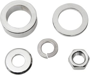 Axle Spacer/nut Kit Silver, 1, nordicamoto.ro