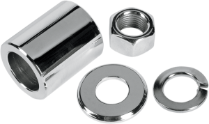 Axle Spacer/nut Kit Silver