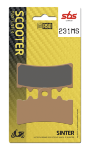 Ms Scooter Maxi Sintered Brake Pads, 2, nordicamoto.ro