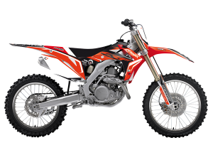 Graphics Kit With Seat Cover Black, Red