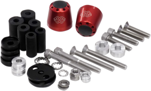 Bar End Weights Anodized, Red, 1, nordicamoto.ro