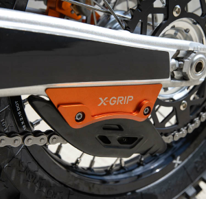 Alumínium láncvédő KTM/Husqvarna/Gas Gas 2024 TBI X-Grip fekete, 5, nordicamoto.ro