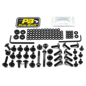 Fairing Bolt Kit For Yamaha Black