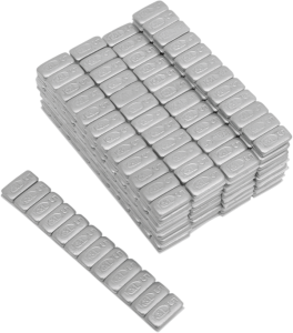 Quickstick Wheel Weights Silver, Powder-coated