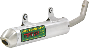 Type 296 Spark Arrestor Silencer Black, Chrome, 1, nordicamoto.ro
