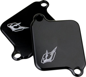 Engine Block Off Plates Black