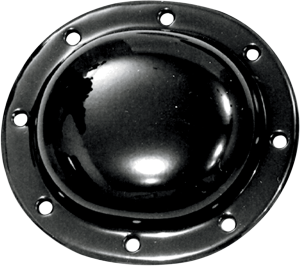 Smooth-style Derby Cover Black, Gloss