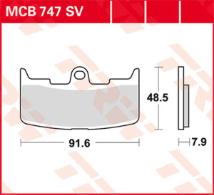 Sv Series Sindered Brake Pads