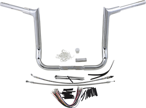 1-1/2(r) Ez Install Pointed Top Handlebar Kit Silver, 2, nordicamoto.ro
