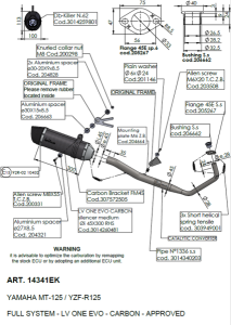Lv One Evo Carbon Full-system Exhaust Black, Matte, 1, nordicamoto.ro