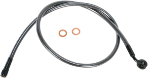 Alternate Length Designer Series Abs-specific Front Brake Line Kit Black, Black Pearl