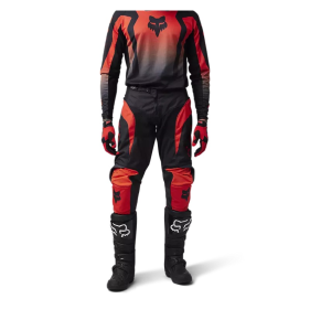 Pantaloni FOX 180 Lean Black/Red 38, 4, nordicamoto.ro