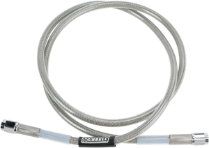Street Legal Universal Brake Lines Silver, Clear-coated