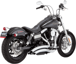 Big Radius 2:2 Exhaust System Chrome, 1, nordicamoto.ro