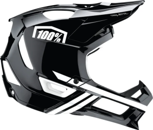 Casca MTB 100% Trajecta Black/White