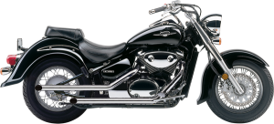 Drag Pipes Exhaust System Chrome