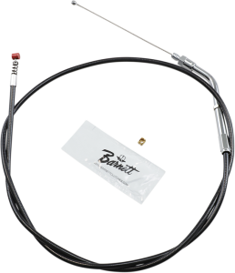 Black Vinyl Throttle/idle Cable Black +152 mm (6''), 1, nordicamoto.ro