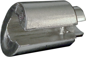 Universal Angled Spoke Wheel Weights Raw, Silver