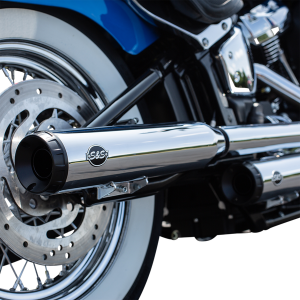 Grand National 50 State Slip-on Mufflers Chrome, 2, nordicamoto.ro