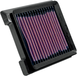 High-flow Air Filter Black, Red