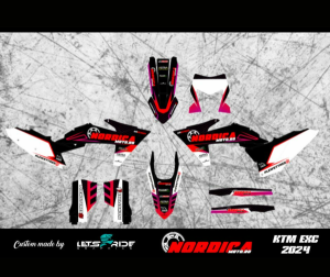NordicaMoto KTM EXC 24–25 matricakészlet
