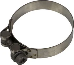 Replacement Muffler Clamp Silver 