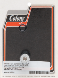 Oil Pump Plug Silver