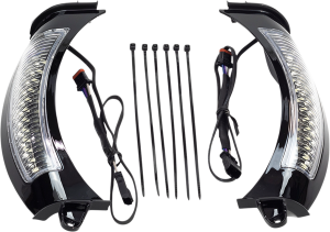 Fang® Headlight Bezels Black, 4, nordicamoto.ro