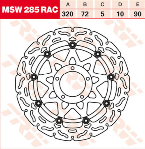 Contoured Floating Brake Rotor Titan, 1, nordicamoto.ro