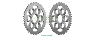 Standard Sprocket Rear 525 Zinc Plated 