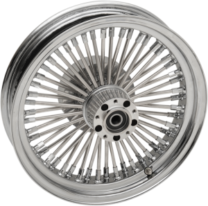 Wheel Assemblies Laced 50-spoke Rear Chrome Silver
