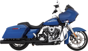 Exhaust System Slimline 45 2 Into 2 For Touring Black, 1, nordicamoto.ro