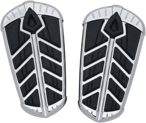 Spear Driver And Passenger Floorboard Inserts Silver