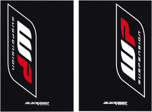 Fork Stickers Black, Red, White, 1, nordicamoto.ro