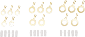 Eyelet Terminal Set Silver