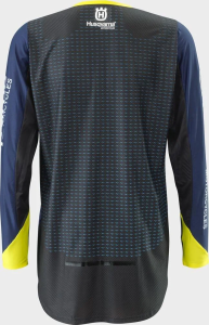 Husqvarna Railed kék/sárga póló, XL, 3, nordicamoto.ro