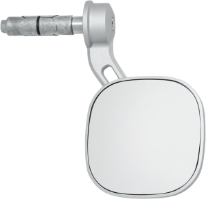 Dillinger Bar End Mirror Silver, 4, nordicamoto.ro