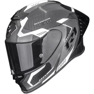 SCORPION EXO-R1 EVO II CARBON AIR PROPEL S teljes arcú sport sisak, fekete/piros, 2, nordicamoto.ro