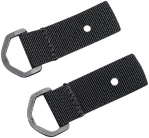 Tie-down Loops For License Plate Strap Set Black, 1, nordicamoto.ro