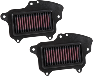 High-flow Air Filter Black, Red, 1, nordicamoto.ro