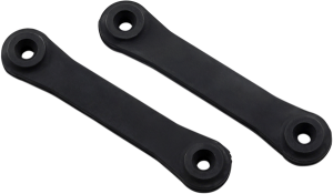 Rubber Hood Latches Black