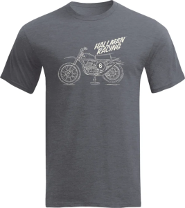 Tricou Thor Hallman CZ Blue/Heather Gray XL, 1, nordicamoto.ro