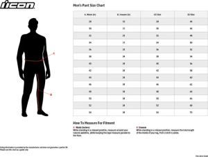 Pantaloni Textil Icon MH1000™ Blue 28, 2, nordicamoto.ro