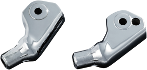 Tapered Foot Peg Adapters Chrome, 2, nordicamoto.ro
