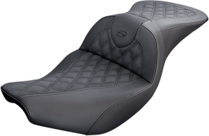 Roadsofa Lattice Stitch Seat Black