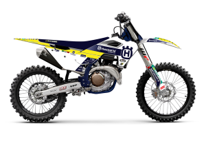 Trophy Graphic Kit With Seat Cover Yellow, White, Blue, 3, nordicamoto.ro